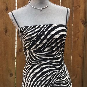 Zebra Print Windsor Party Dress